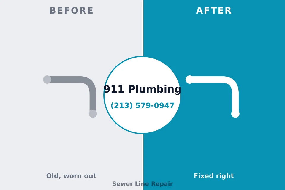 Before and after: plumbing repair Paradise Valley, AZ